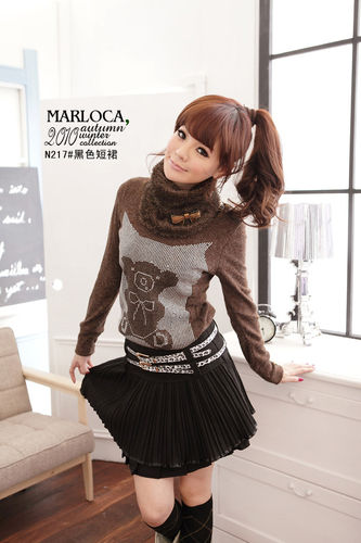 秋冬针织衫的搭配方法