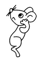 如何画简笔画：[6]老鼠