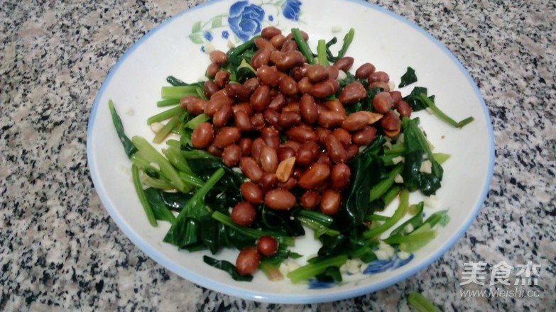 陈醋菠菜花生米