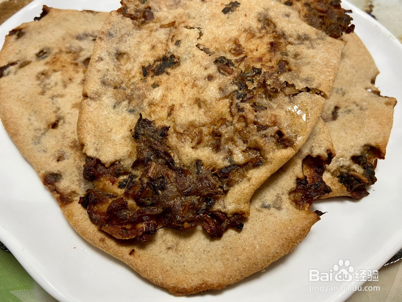 减脂版全麦梅菜扣肉饼的做法