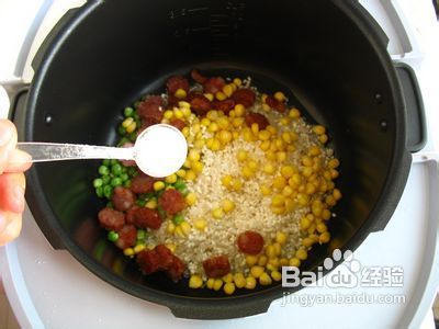 九阳沸腾压力煲试用报告【三色糯米饭】