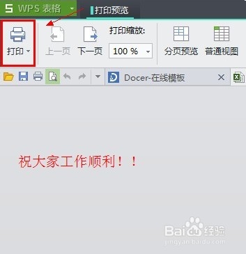 EXCEL如何打印出表格的形式