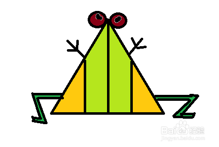 简笔画-青蛙的简笔画如何画