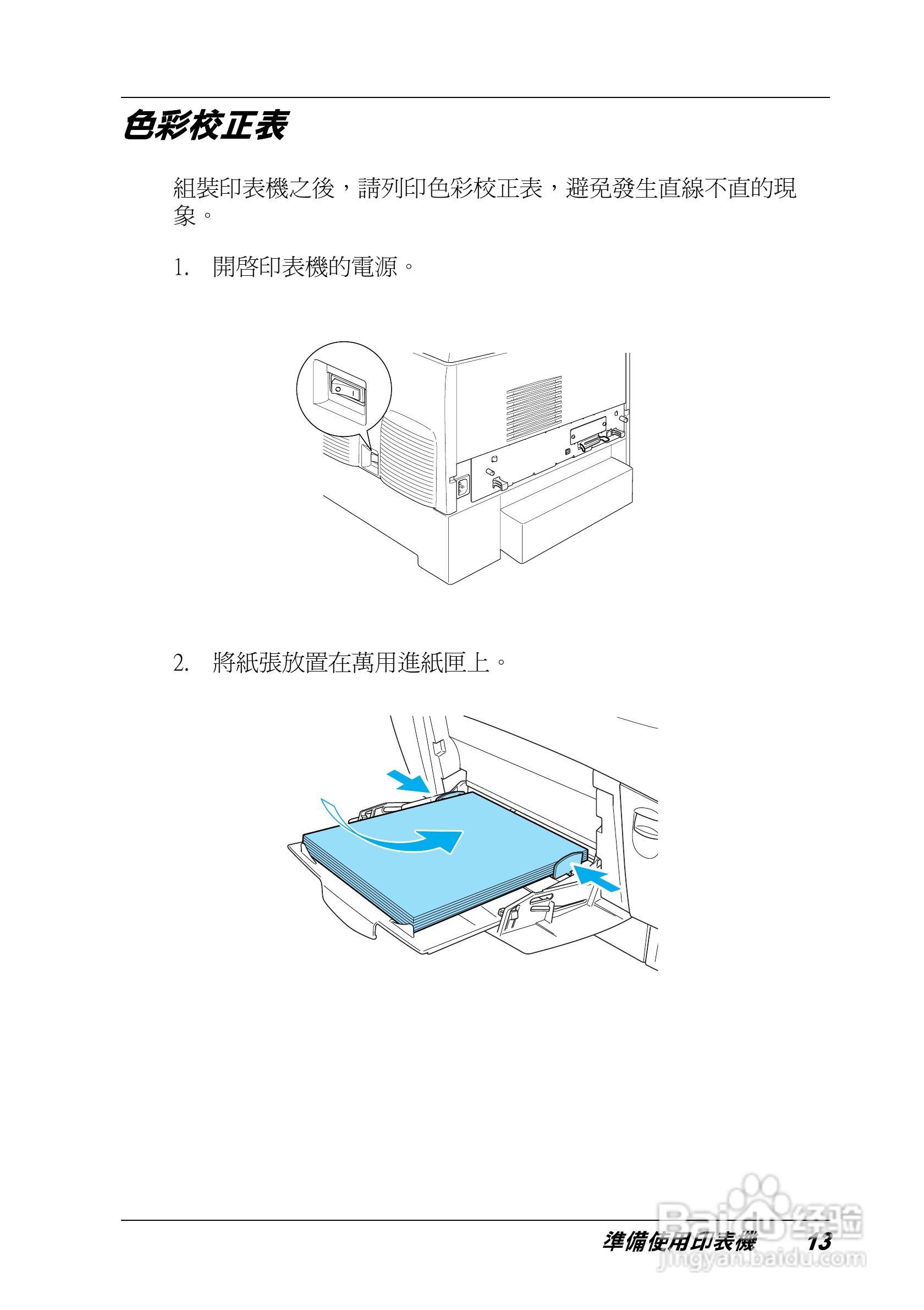 EPSON Aculaser C4100 彩色雷射表机安装说明书:[2]