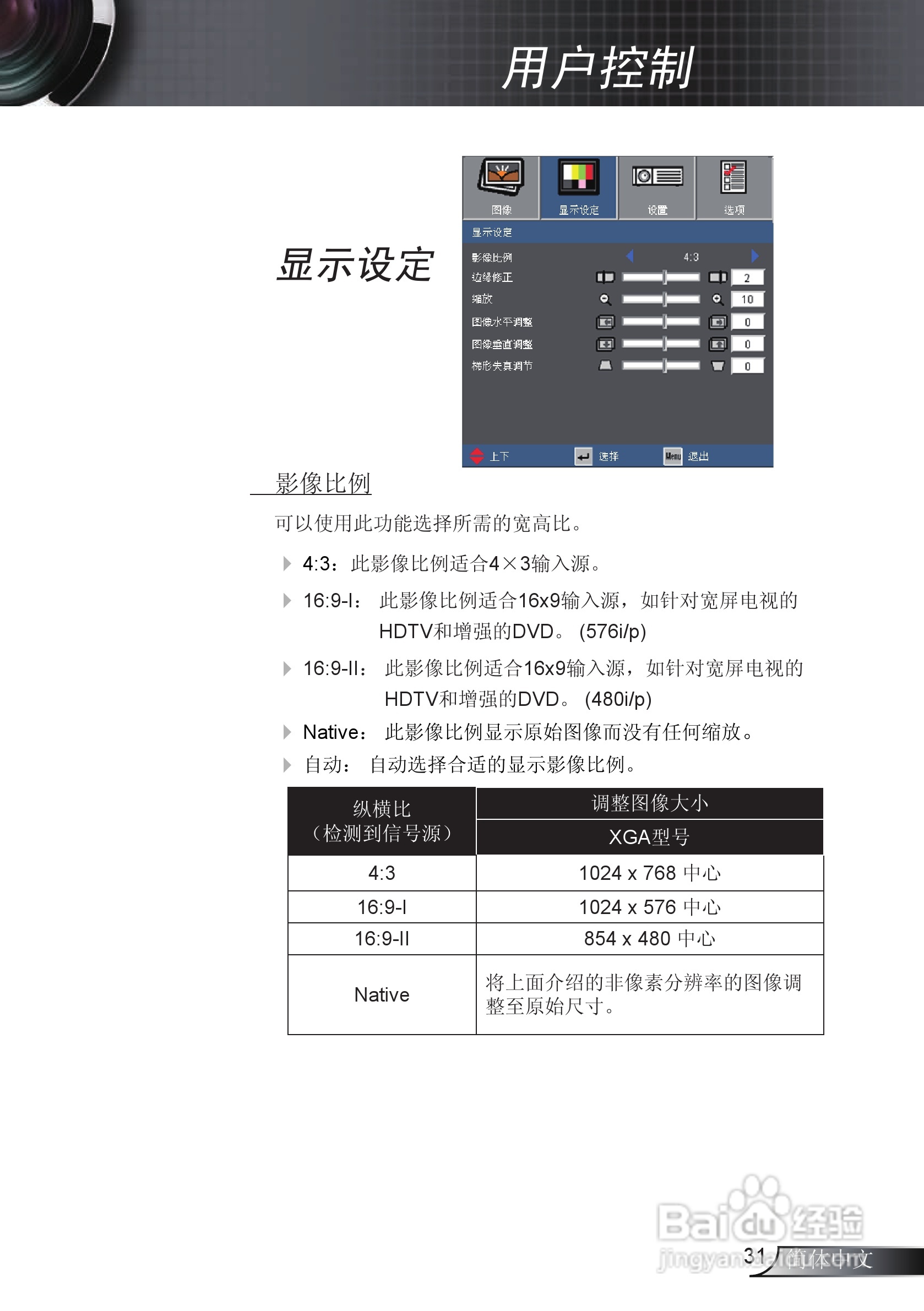 奥图码EX542i投影机使用说明书:[4]