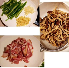 滋补良品，茶树菇炒肉