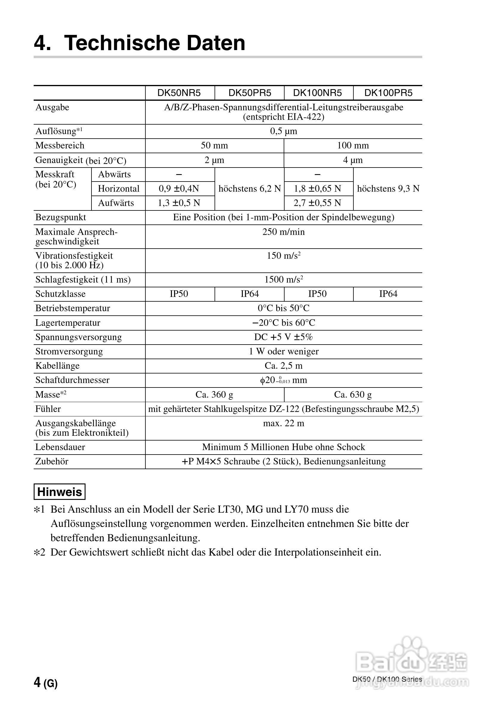 SONY DK50/DK100数字测量器说明书:[6]