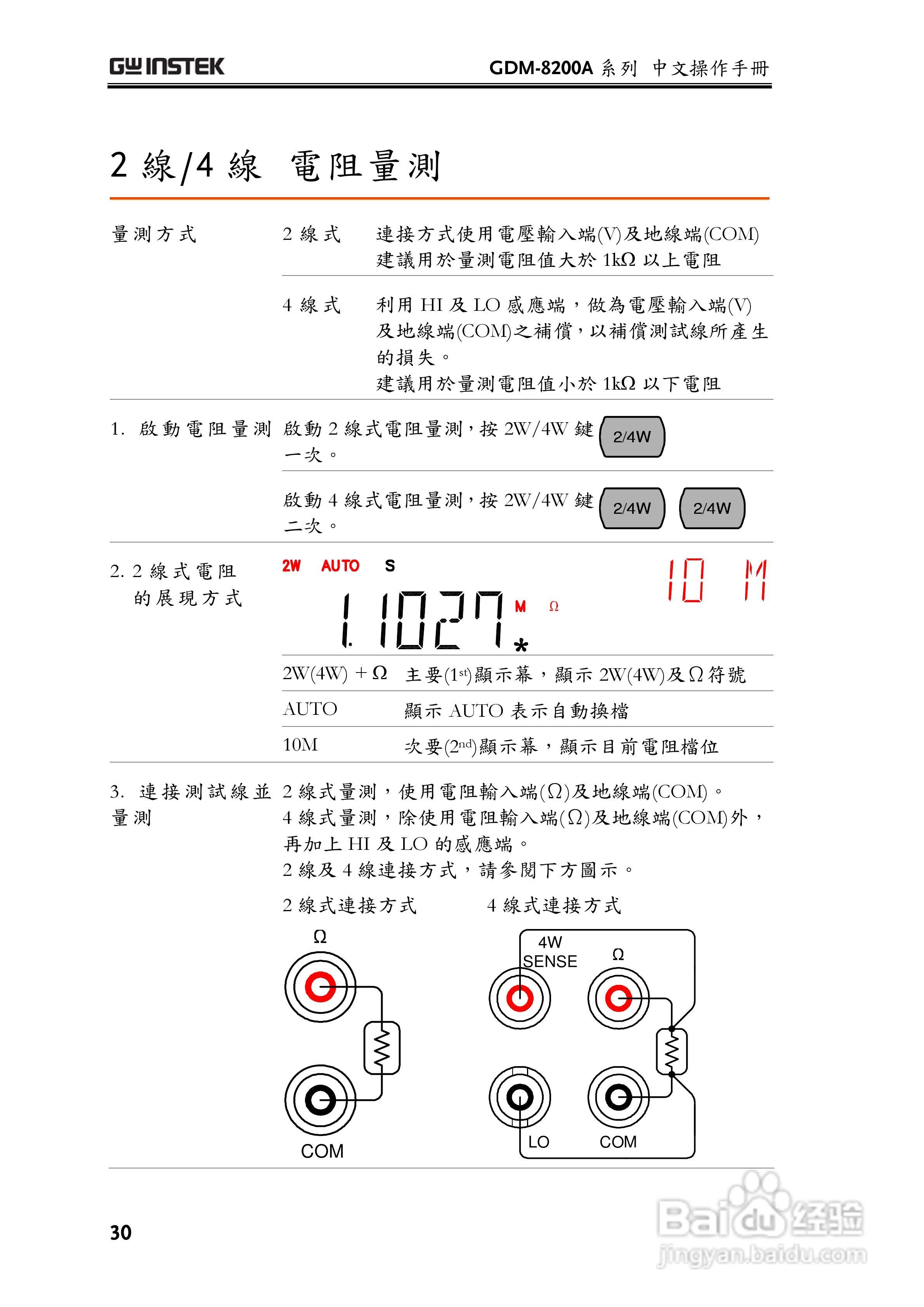 固纬GDM-8255A数字万用表使用说明书:[3]