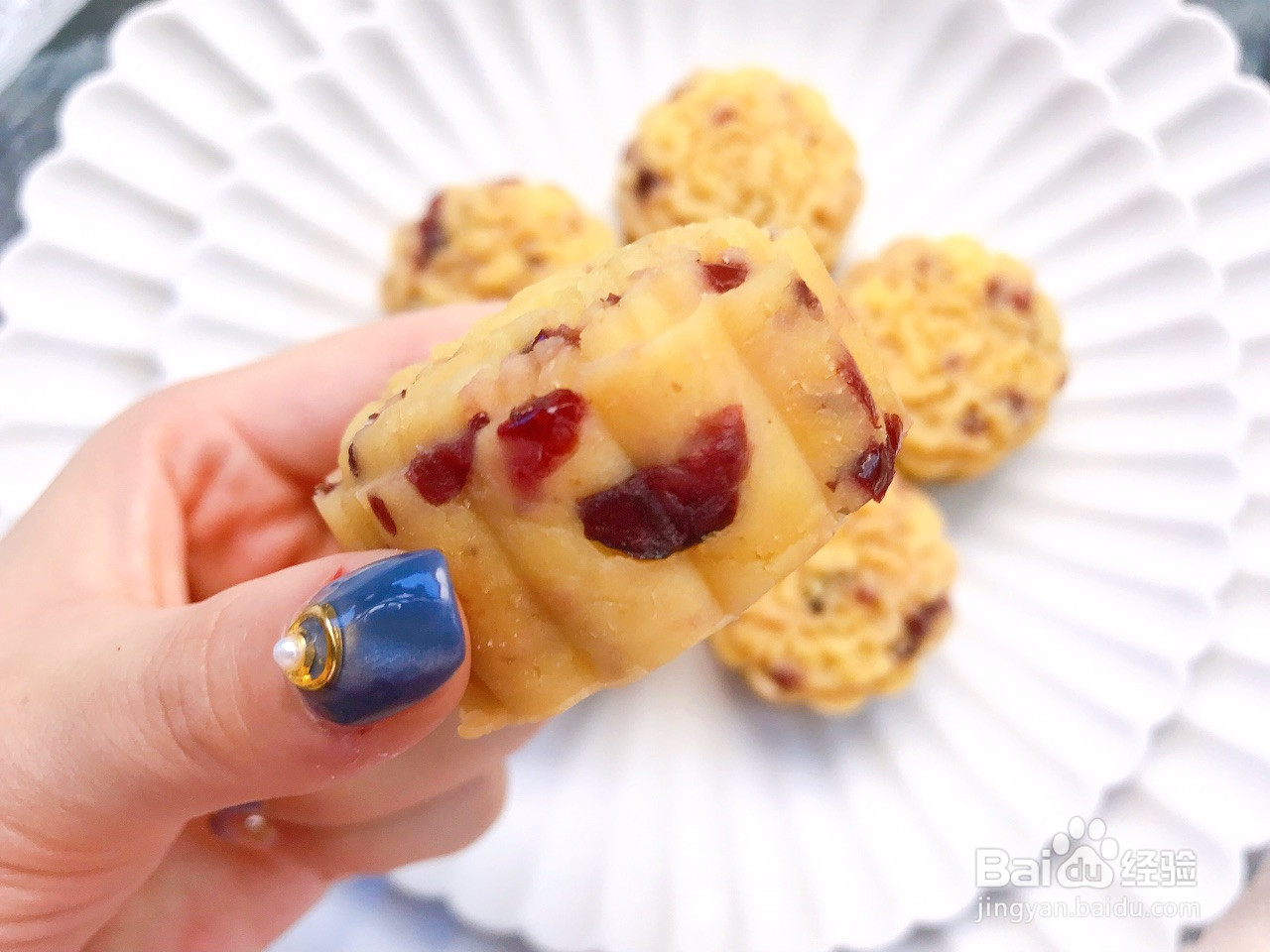 蔓越莓绿豆糕的做法