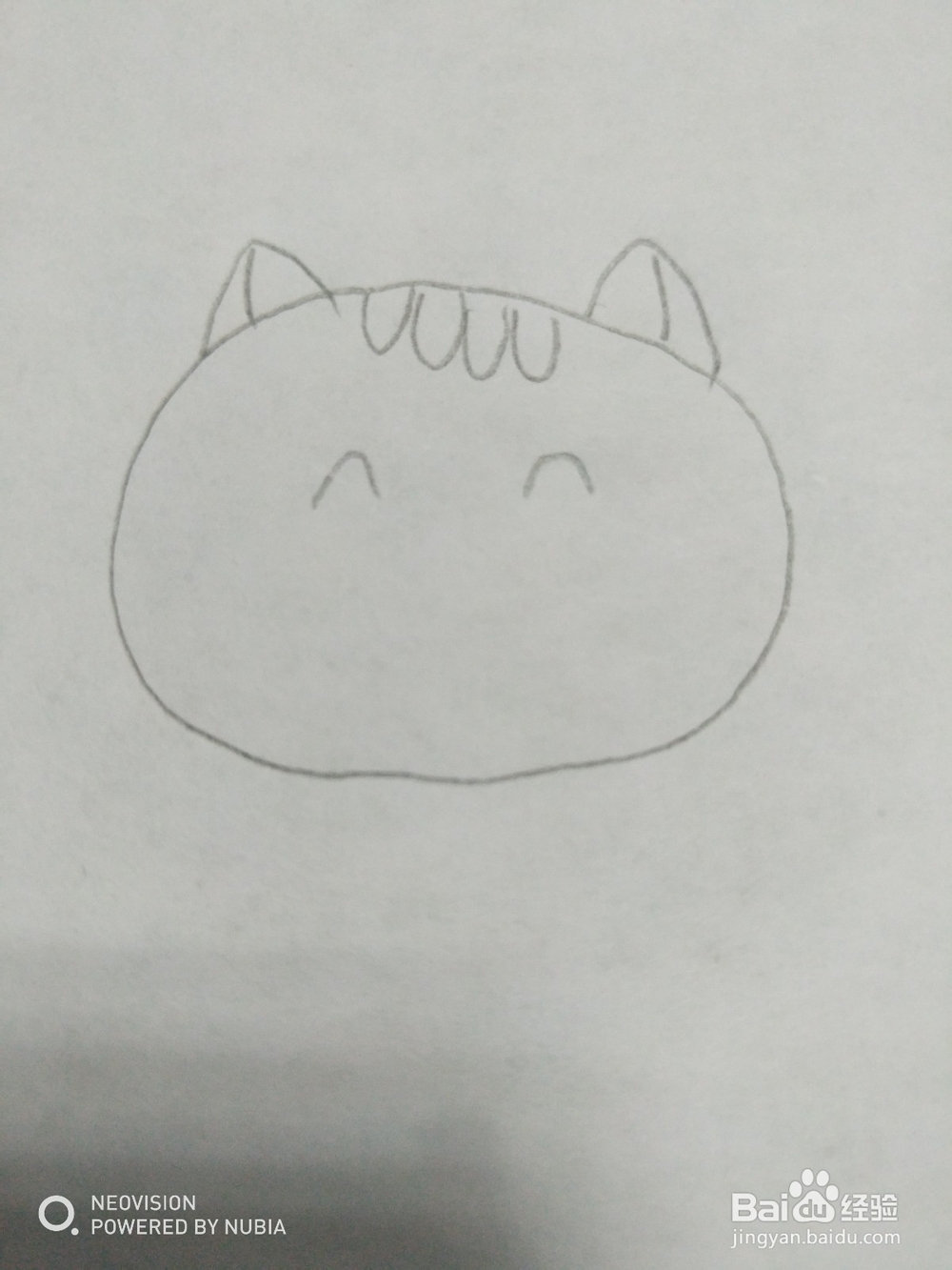 怎么画可爱的小猫