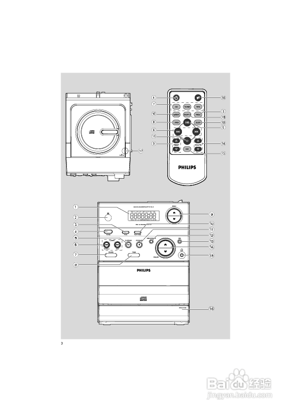 飞利浦MC145迷你组合音响使用说明