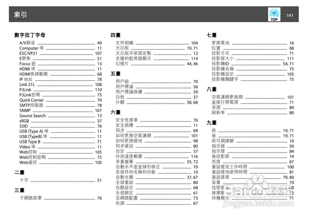 爱普生EB-1750投影机使用说明书:[15]