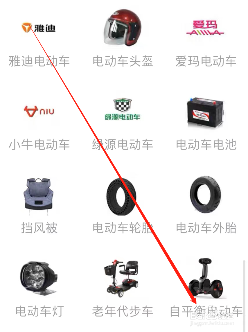 闲鱼查看自平衡电动车