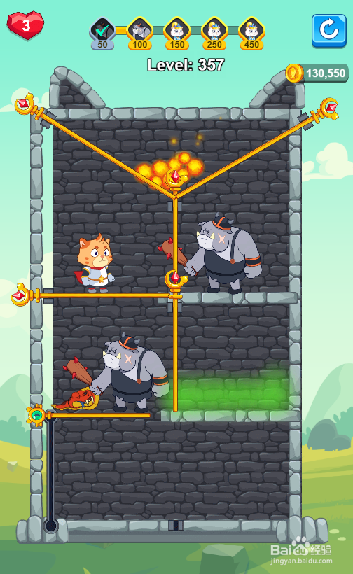 怎样让超级猫顺利通过Level 357