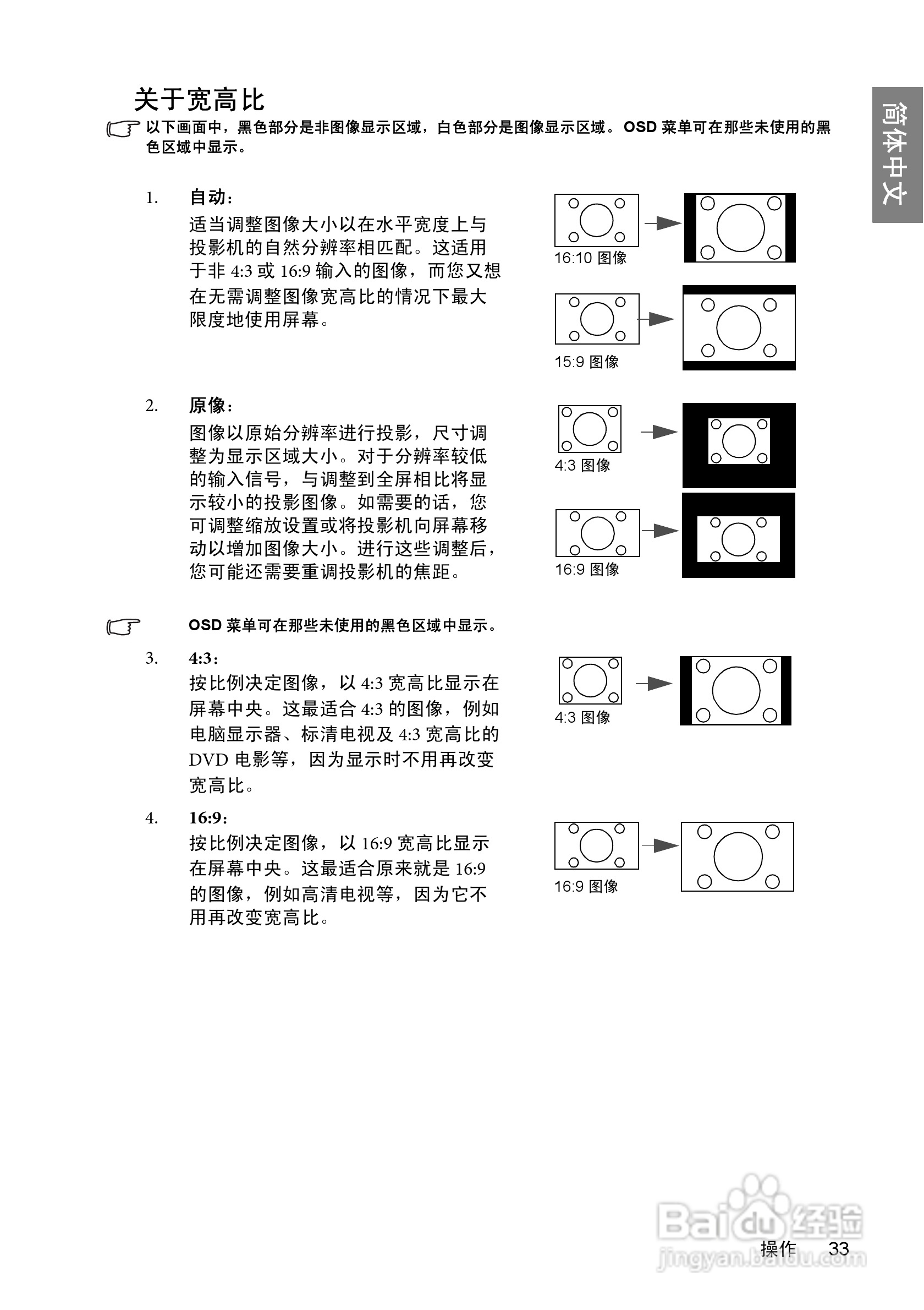 明基BenQ W600型投影机说明书:[4]
