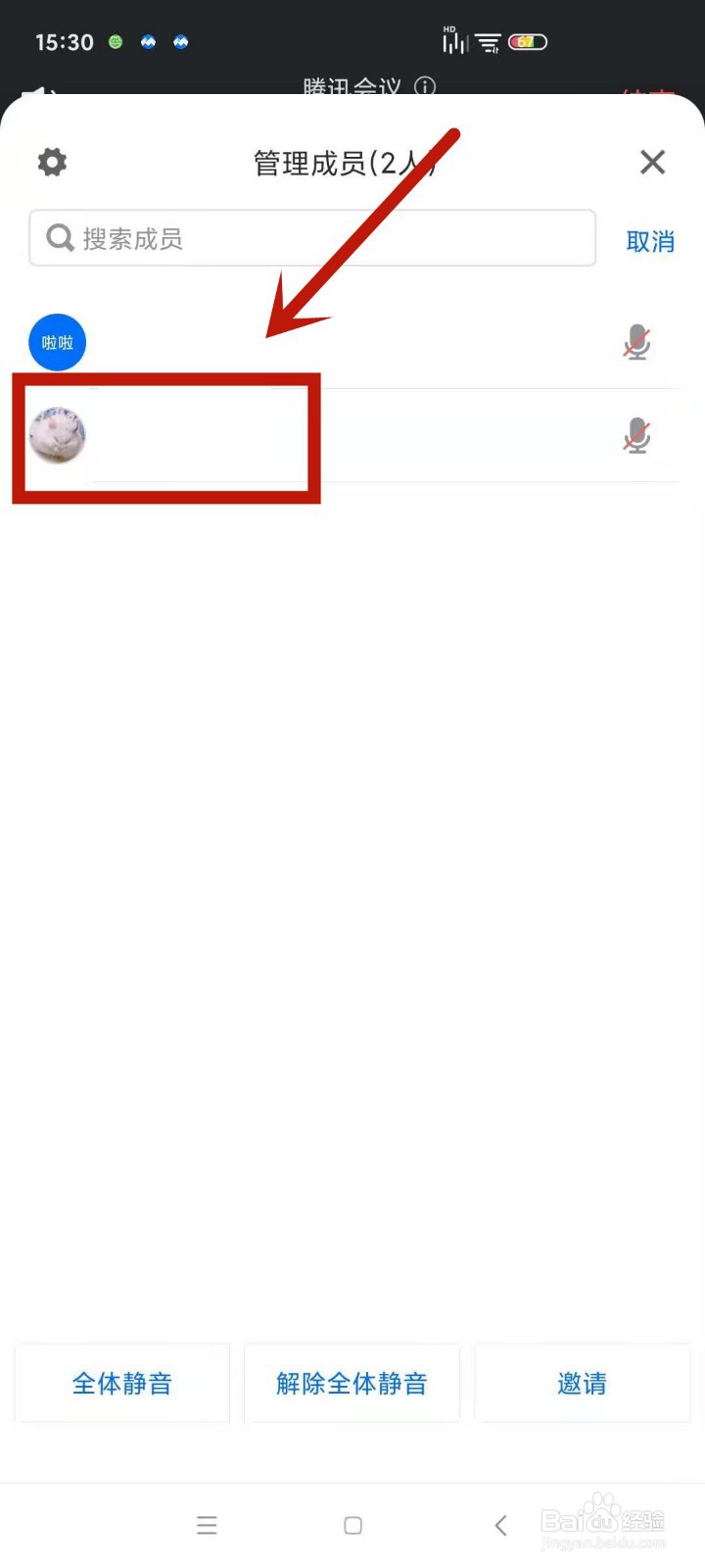 如何在腾讯会议中与指定人私聊