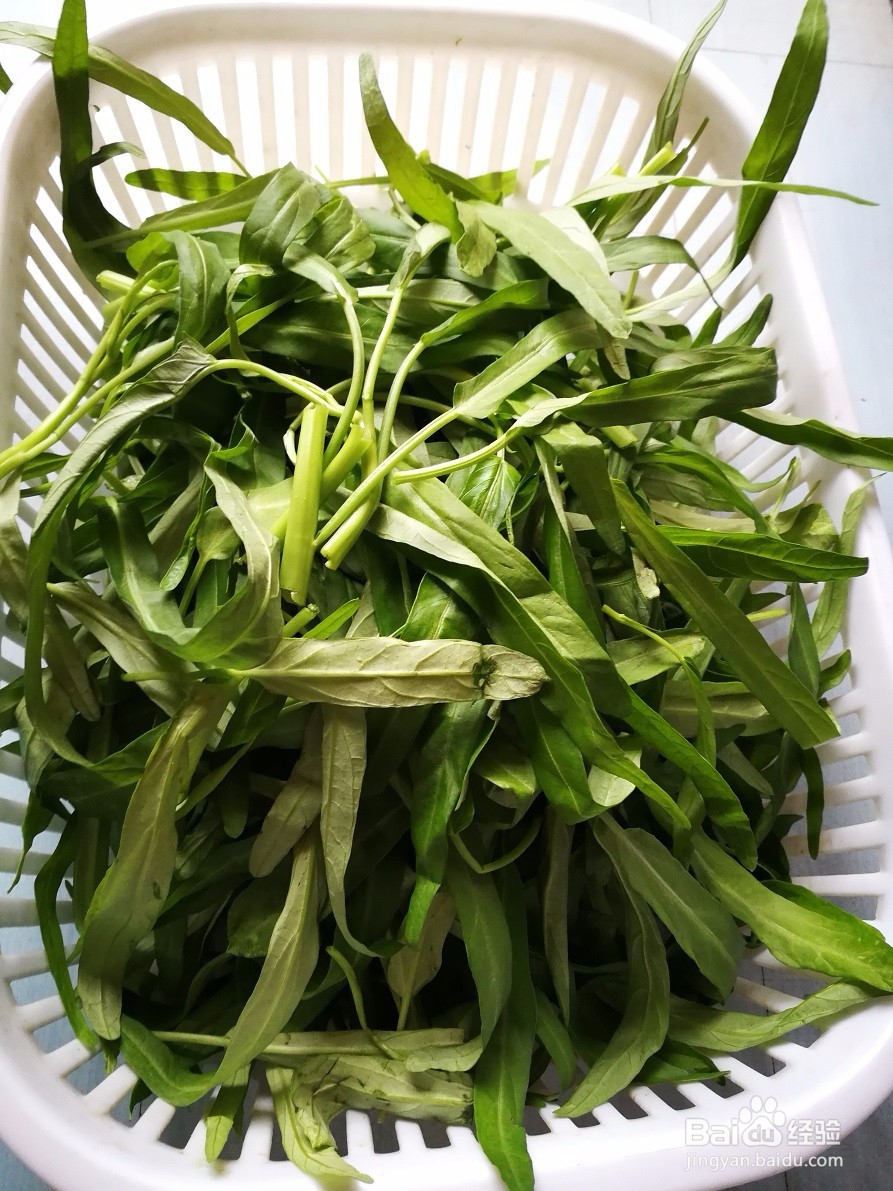 我家的私房菜-人人喜欢-清炒空心菜叶