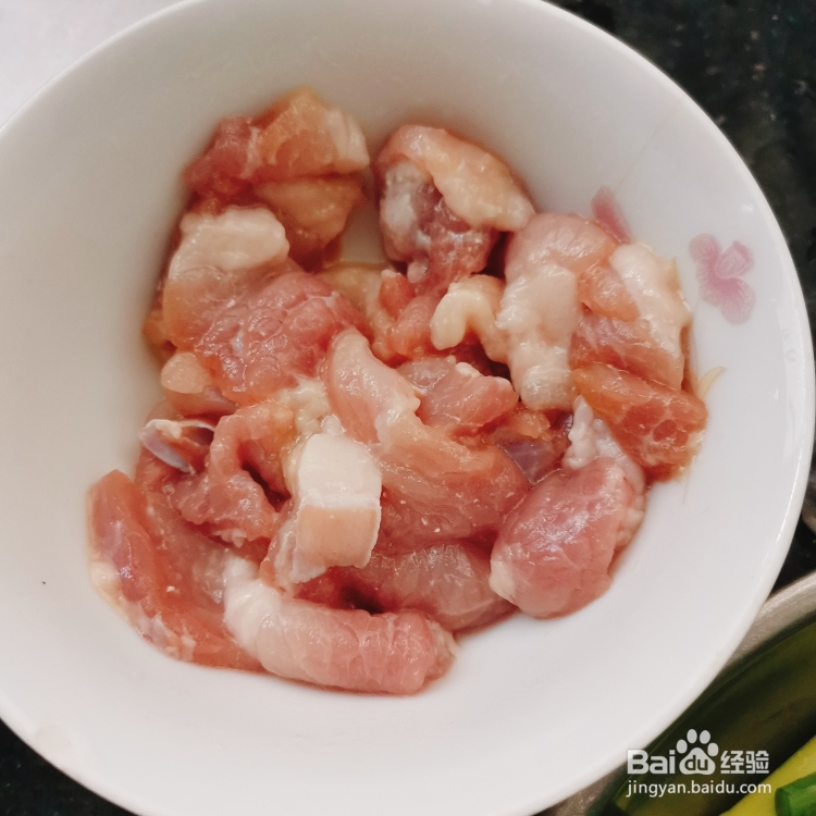 不可思议的蒜苔炒肉