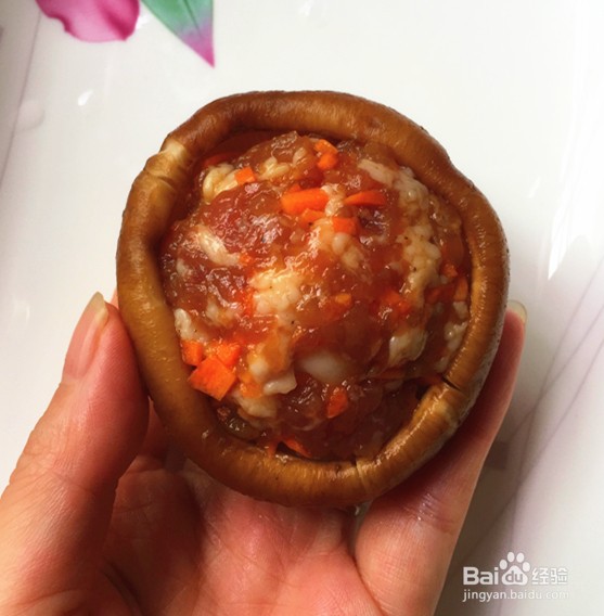 香菇酿肉的做法