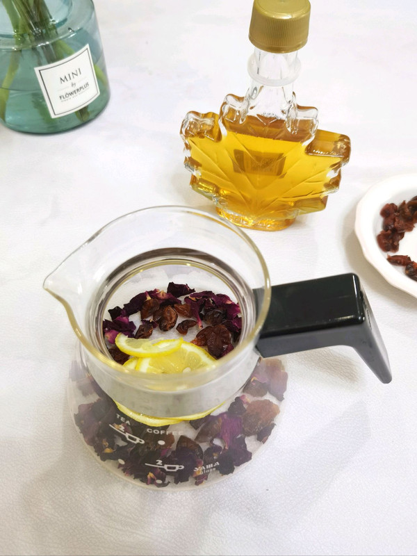 玫瑰花蔓越莓茶