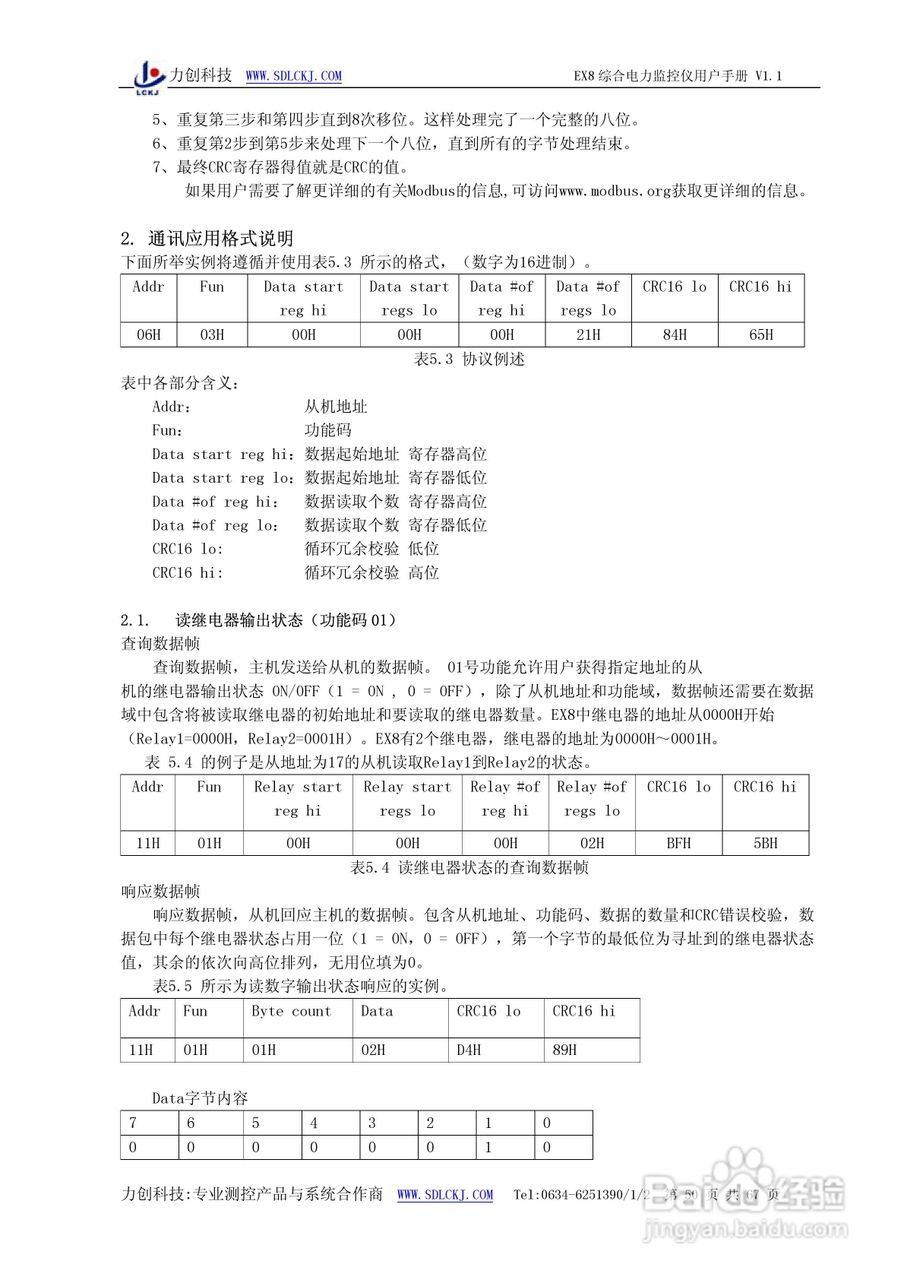 EX8系列综合电力监控仪表使用说明书:[6]