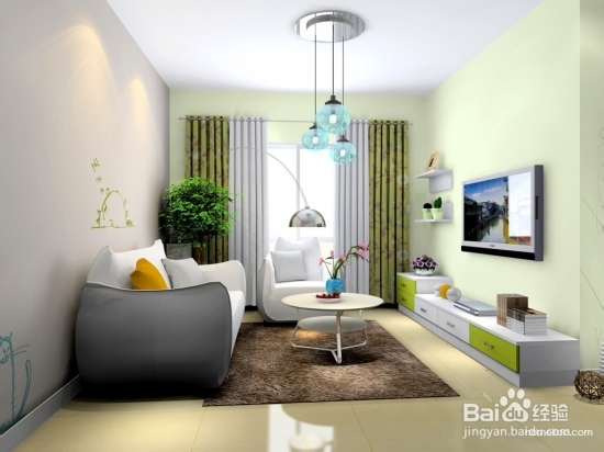 30平米白色小户型空间装修效果图