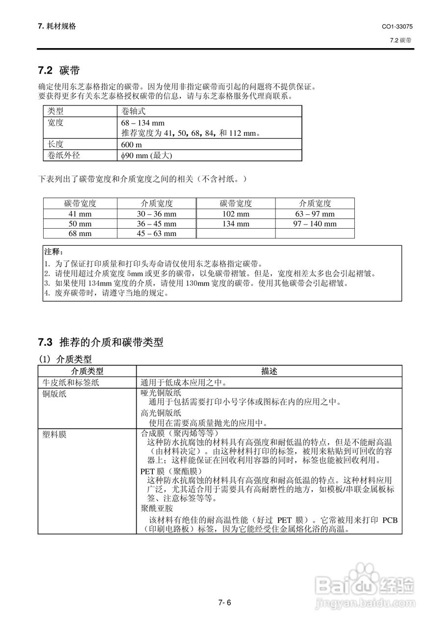 东芝 B-SX5T打印机说明书:[10]