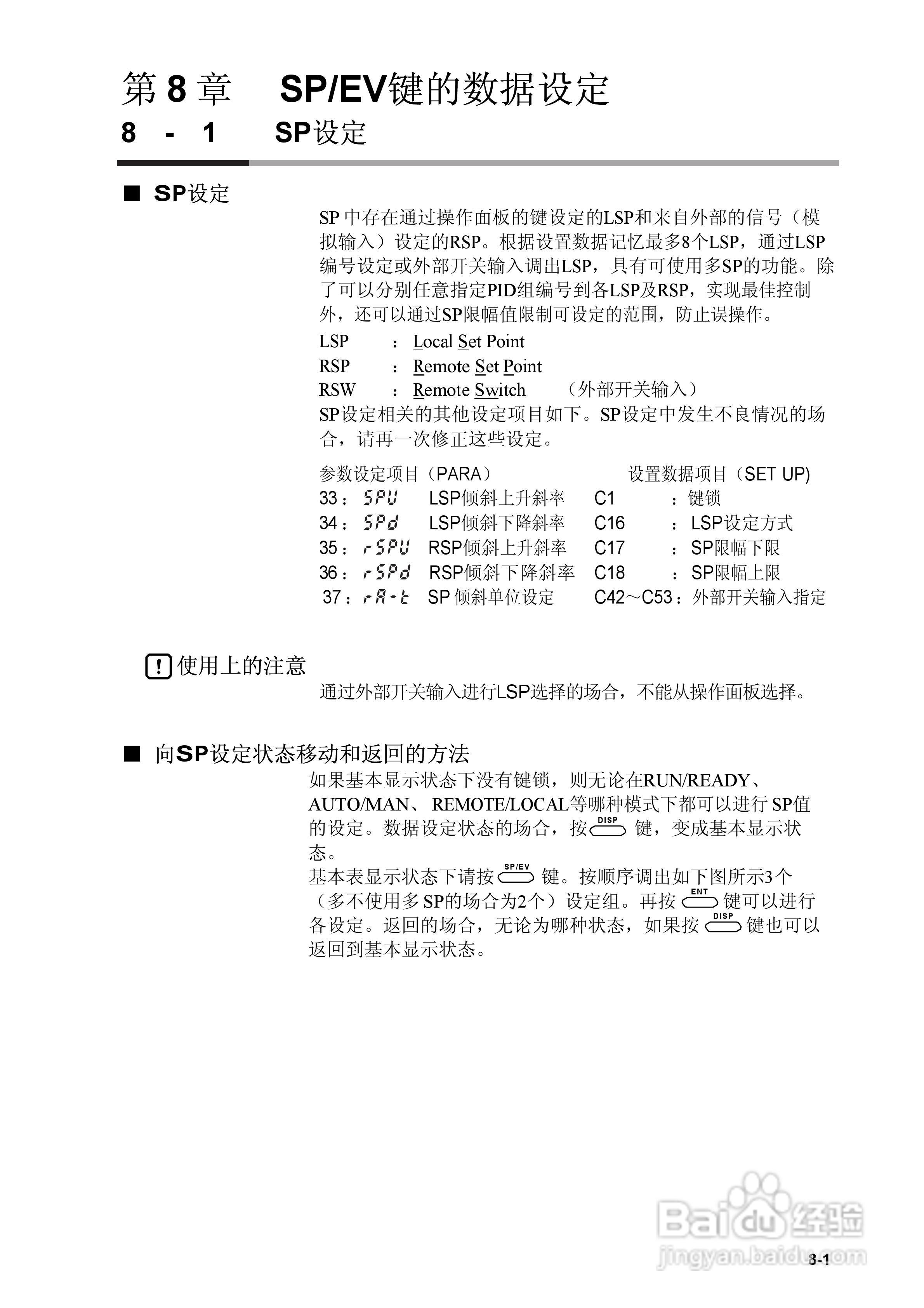 日本山武指示调节器SDC40A使用说明书:[15]