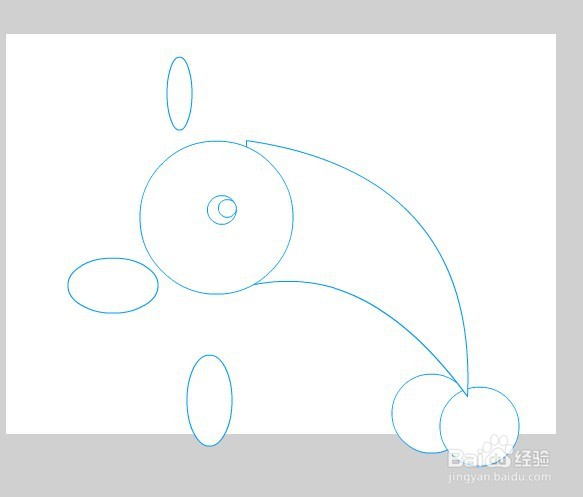 Flash如何绘制一条卡通海豚的教程