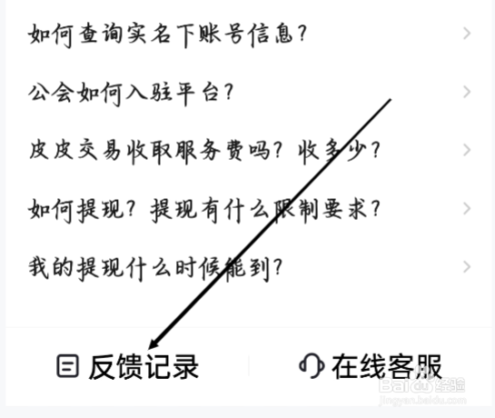 皮皮怎样进行查看反馈记录