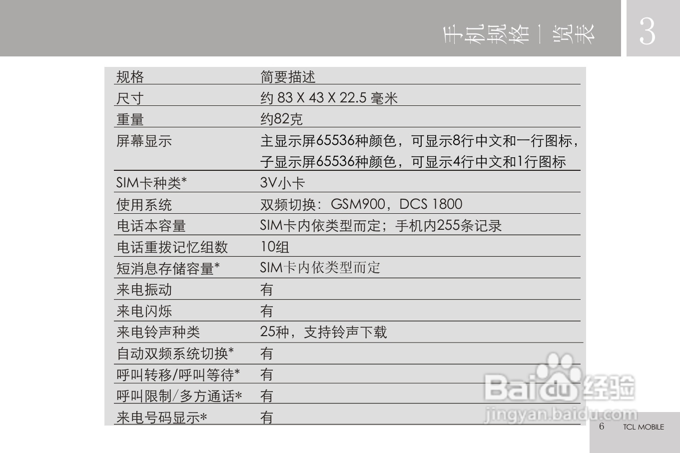 TCL C608手机使用说明书:[1]