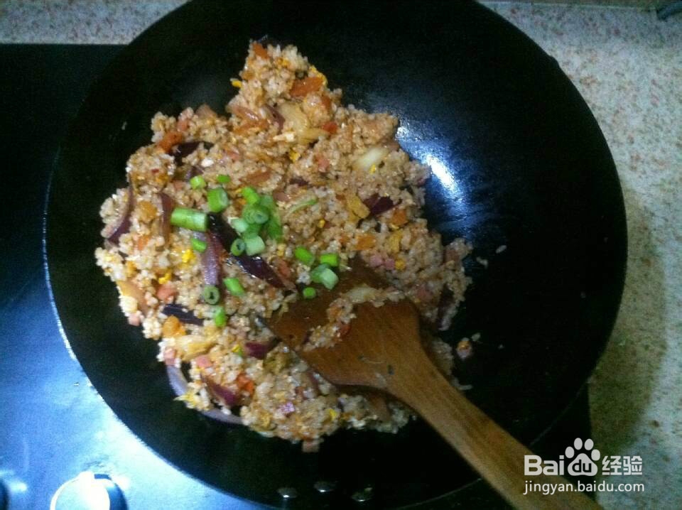 我爱带便当之辣白菜炒饭
