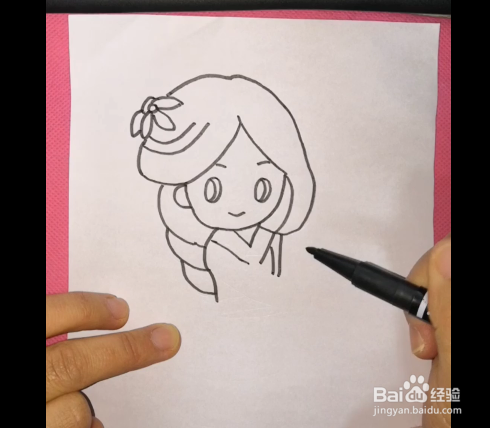 古代人物花木兰简笔画