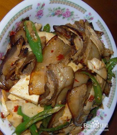 竹笋炒腊肉的制作方法