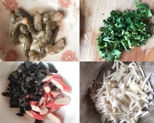 美食汤羹--嫩豆腐菌菇海鲜汤