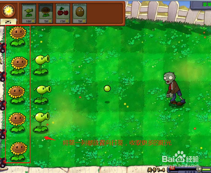 植物大战僵尸无尽版第4关怎么过?