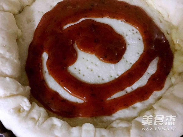 芝心火腿蔬菜披萨