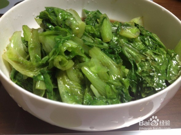 家常菜:蚝油生菜做法