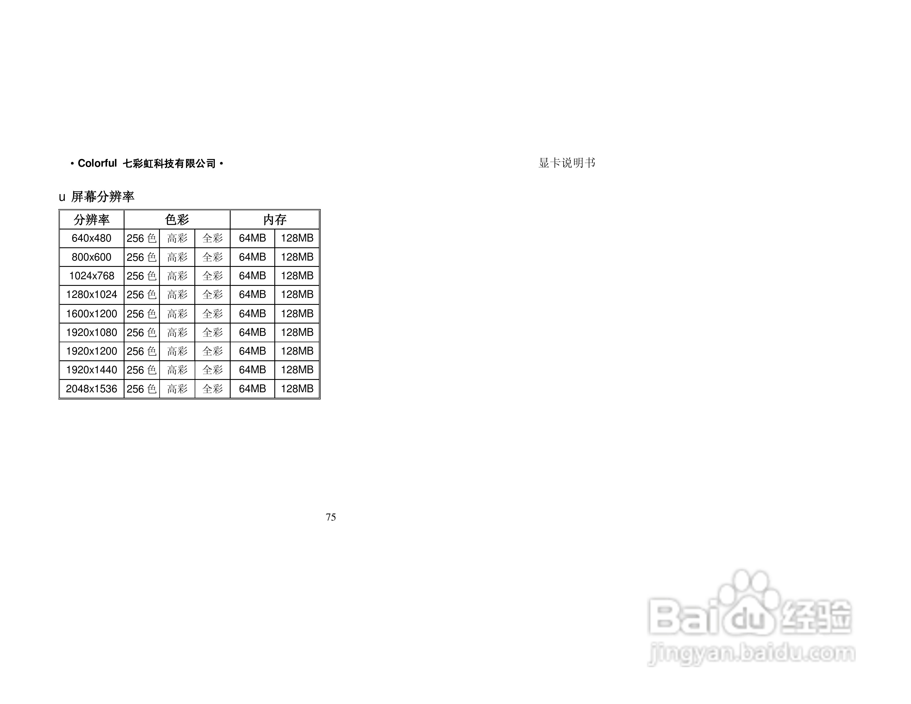 七彩虹nVIDIA烈火系列显卡说明书:[8]
