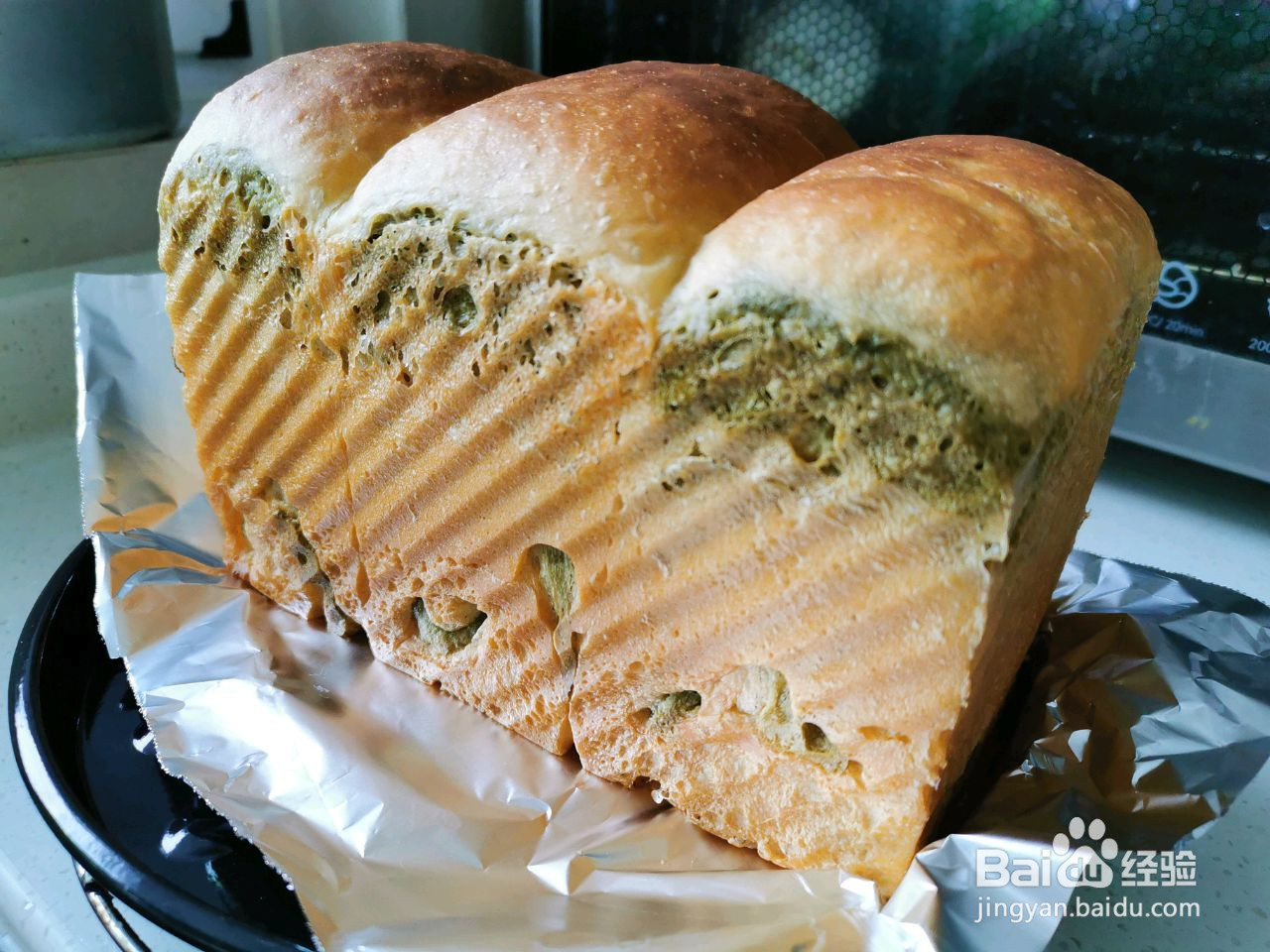 抹茶旋风吐司的做法