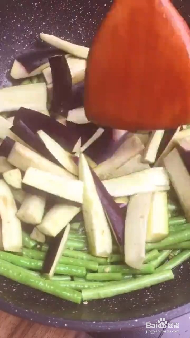 怎么做茄子炒豆角