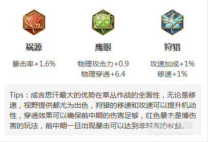 王者荣耀成吉思汗的技能介绍和玩法