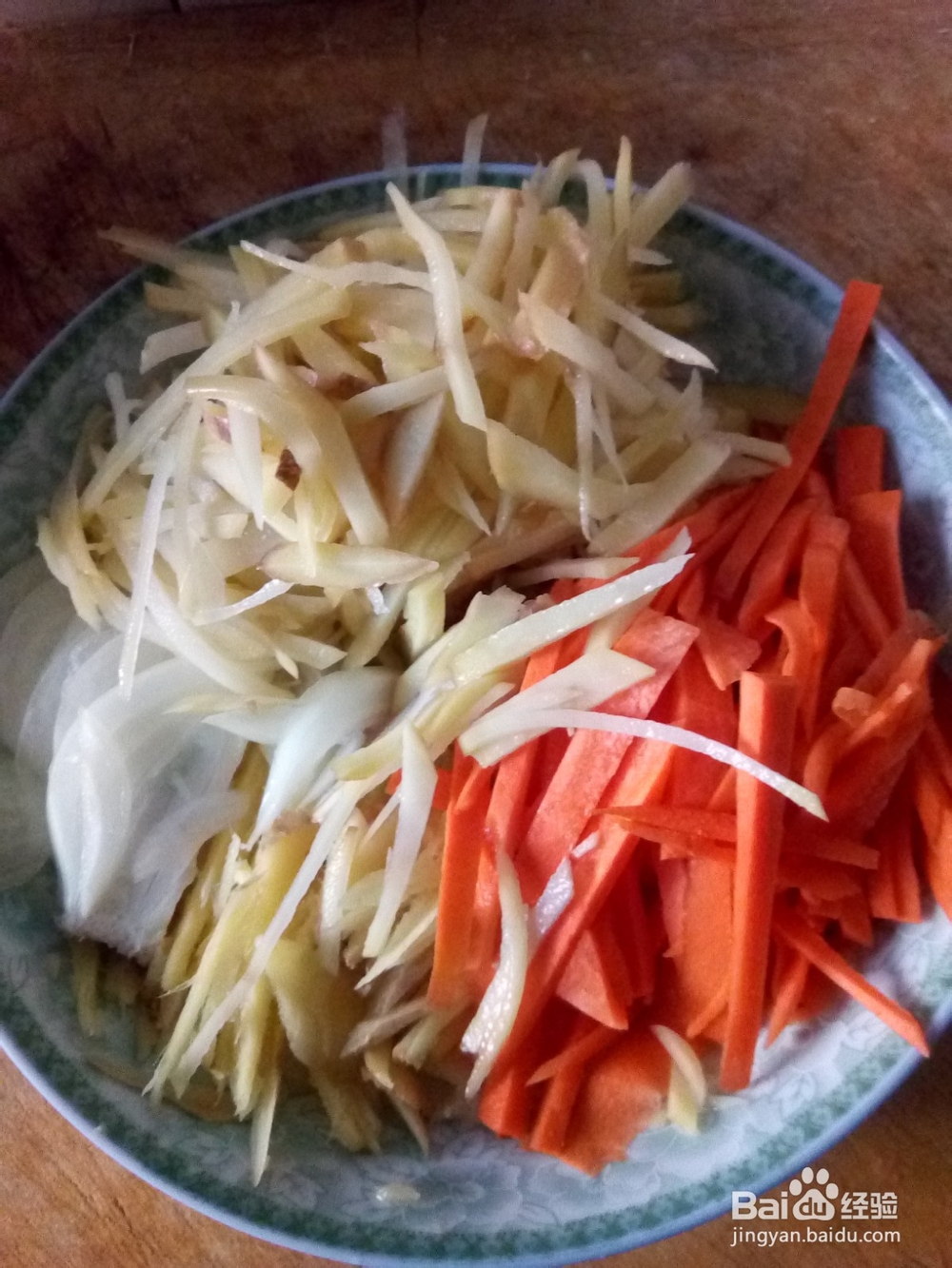 土豆丝炒胡萝卜丝