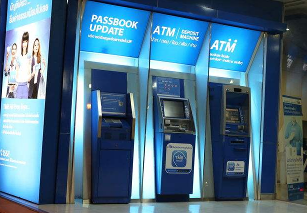 工行卡取款机显示中止服务