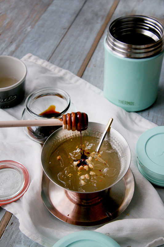 花生红糖木莲冻