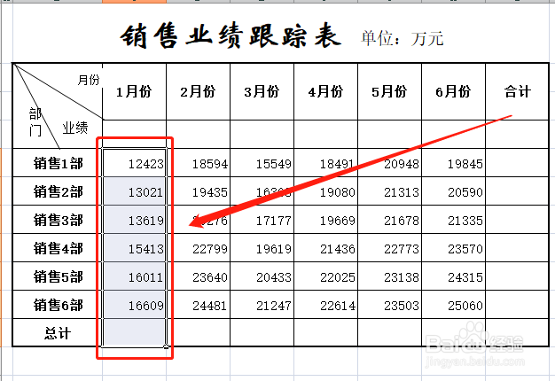 表格数据快速求和的方法和技巧