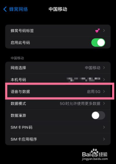 iphone12怎么开启5g上网