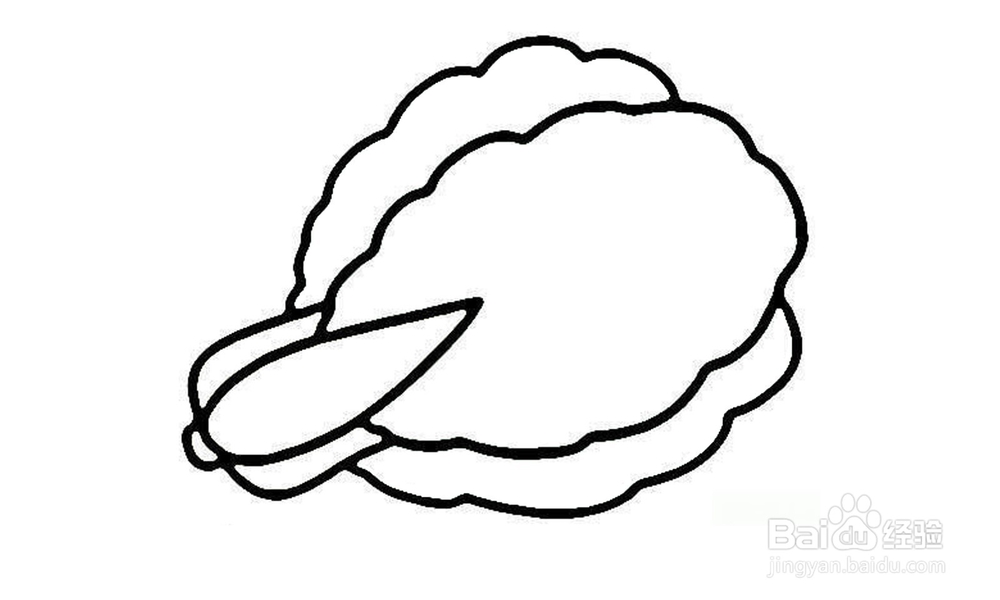 如何画出一个大白菜？