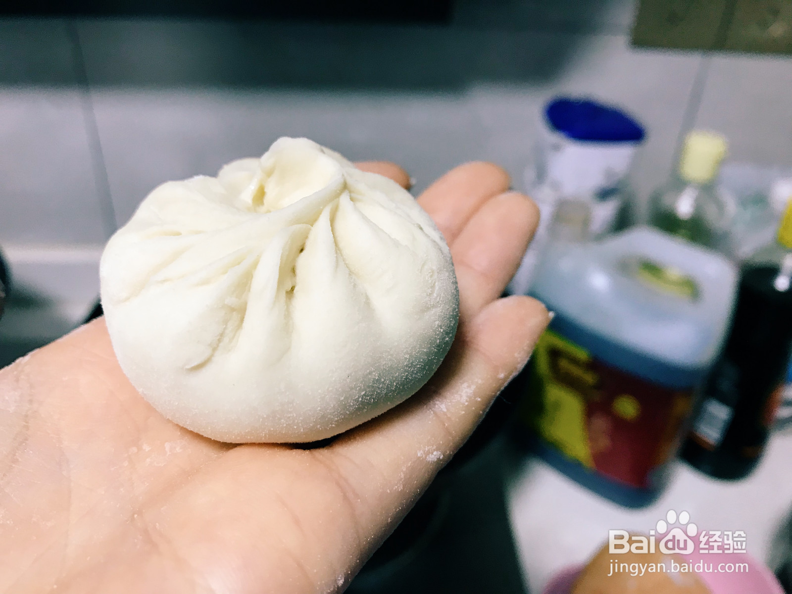 葱香豆腐水煎包的做法