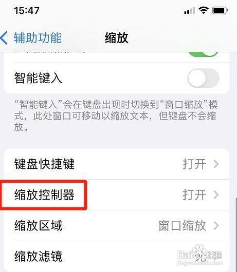 如何修改苹果手机缩放控制器颜色